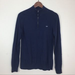 Vineyard Vines | Navy Half Zip Pullover (L)